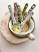 Espresso Spoons, Little Spoons for Dessert, Coffee Spoons, Multicolor, 5-1/4” L