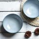 Ceramic Bowl Set of 4, Dishwasher and Microwave Safe (5.75 Inches, Grey)